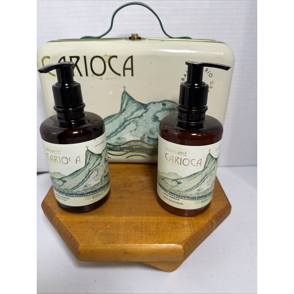Granado Carioca Liquid‎ Soap & Body Moisturizer Set | Gift Tin Included
